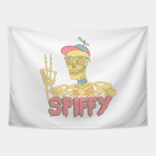 Spiffy Skelly Tapestry