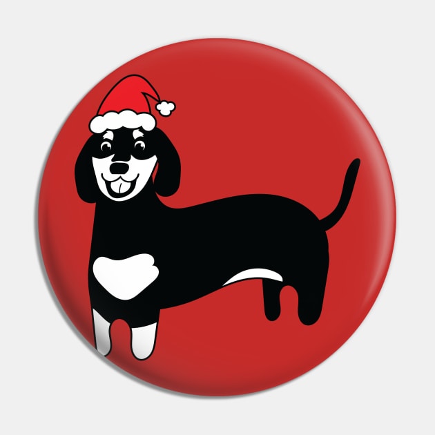 Christmas Dachshund Pin by holidaystore