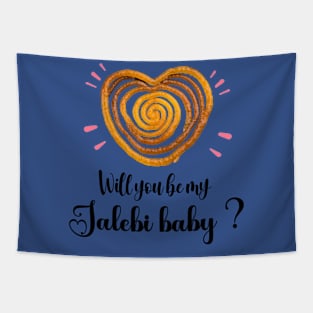 Will you be my Jalebi baby ? , Bollywood, Indian valentine, Desi Tapestry