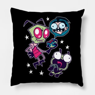 Spacey Invadies Pillow