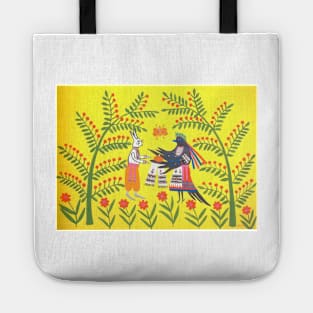 Maria Primachenko - a hare s birthday party 1977 Tote