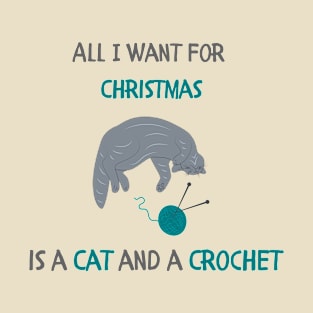 All I want for Christmas is a Cat and a Crochet T-Shirt