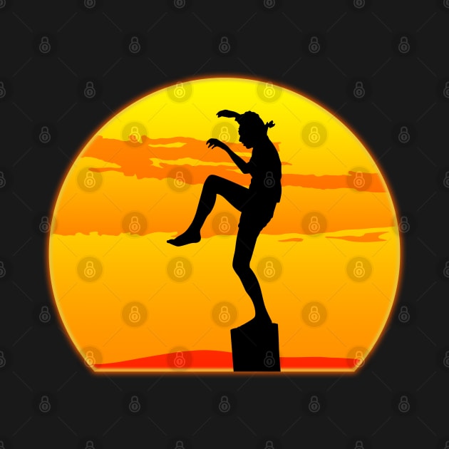 Karate Silhouette by nickbeta