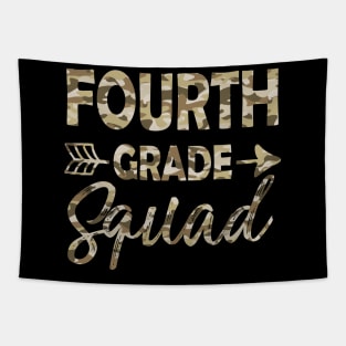 Fourth Grade Camo Teacher Welcome Back To School Tapestry