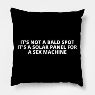 It's Not A Bald Spot It's A Solar Panel For A Machine Pillow