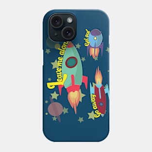 Passive aggressive Space Rockets Phone Case