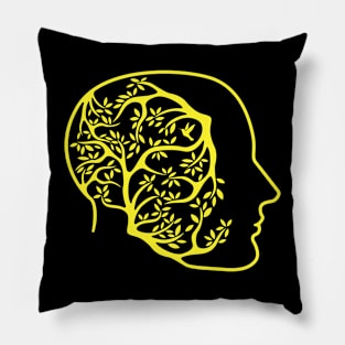 head artwork Pillow