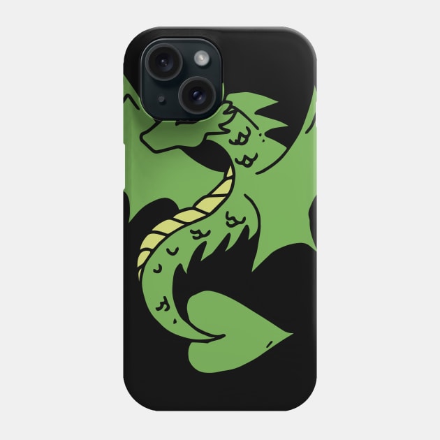 Green Dragon Phone Case by bubbsnugg