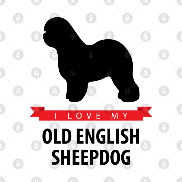 I Love My Old English Sheepdog by millersye