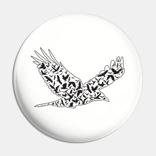 Birder - Birds In Flight Pin