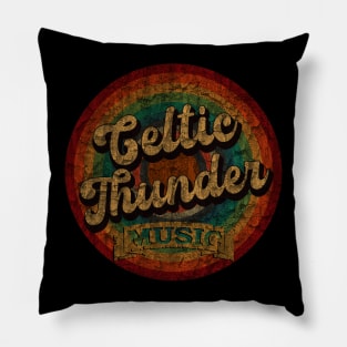 Celtic Thunder //Design On tshirt for to all supporters Pillow