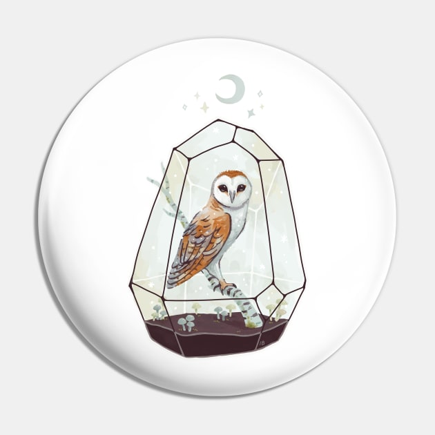 Barn Owl Pin by Freeminds