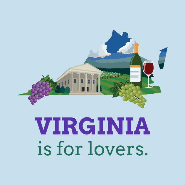 Virginia Is For Lovers by Tip Top Tee's