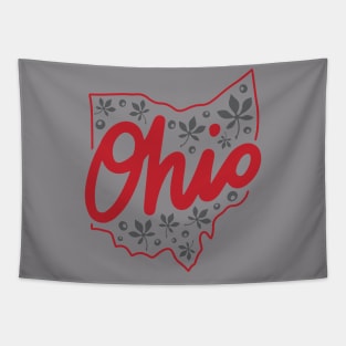 Ohio Script Graphic Tapestry