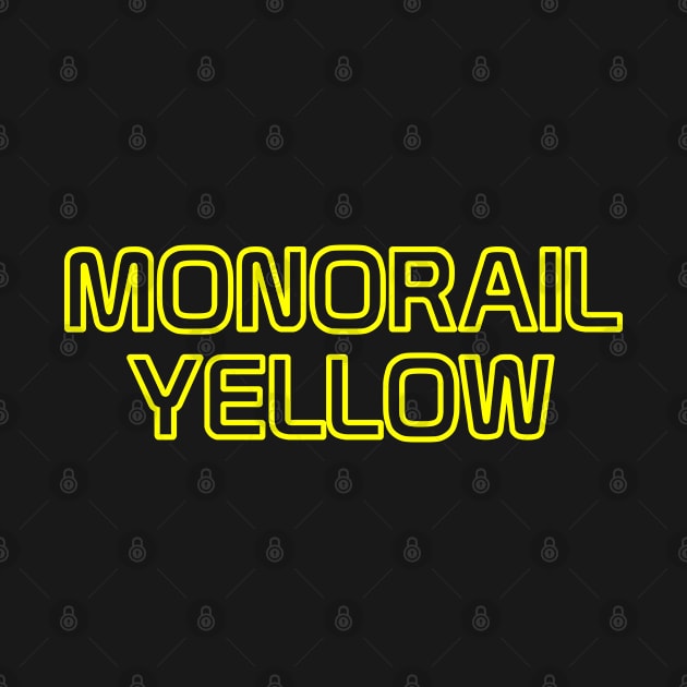 Monorail Yellow by Tomorrowland Arcade