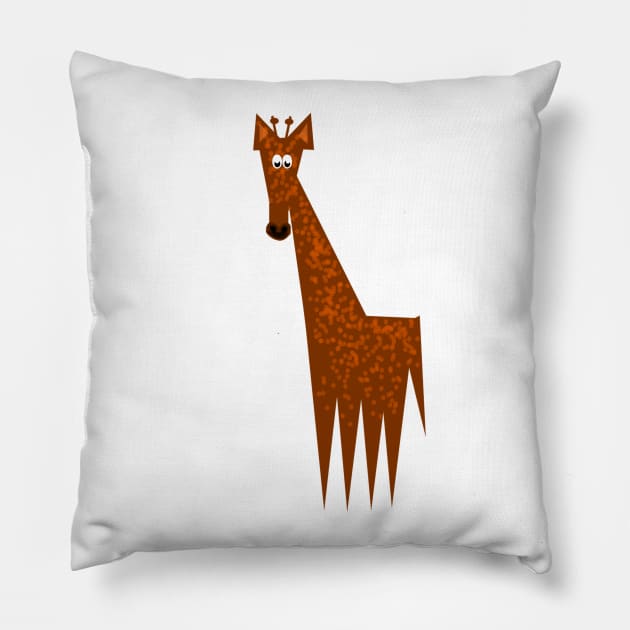 Giraffe Pillow by andersonartstudio