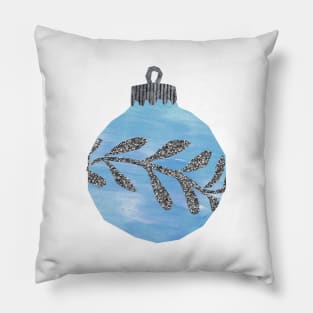 Bauble - Blue leafy Pillow