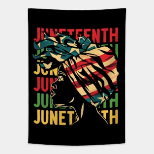 Black History Juneteenth Art for Men, Women, Girls Tapestry