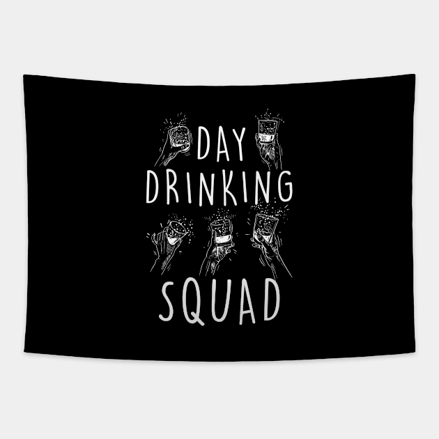 Day Drinking Squad Tapestry by Cooldruck