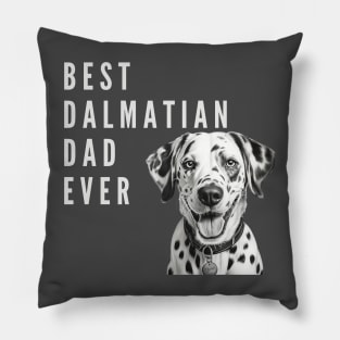 Best Dalmatian Dad Pillow