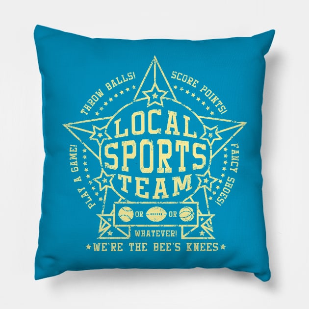 Local Sports Team Pillow by MarshallWest