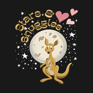 Stars & Snuggles Cute Mother’s day love kangaroo & joey T-Shirt