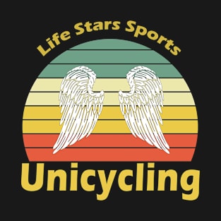 Unicycling Retro T-Shirt