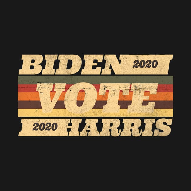 Biden Harris 2020 Vintage retro style by Happy as I travel