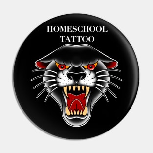 HomeSchoolTattoo Pantherhead Pin