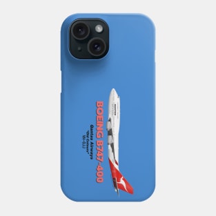 Boeing B747-400 - Qantas Airways "Old Colours" Phone Case