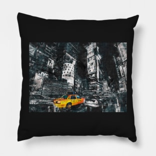 New York city sketch Pillow