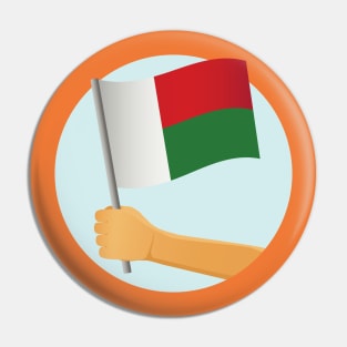 Madagascan Flag Pin