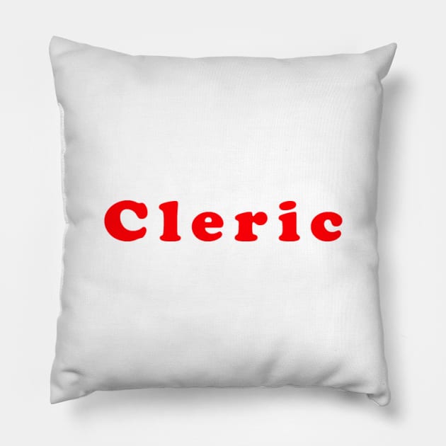 Cleric Pillow by NovaOven