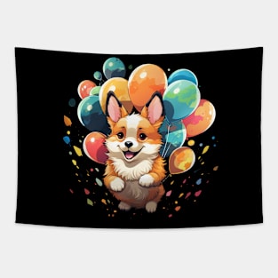 flying corgi Tapestry