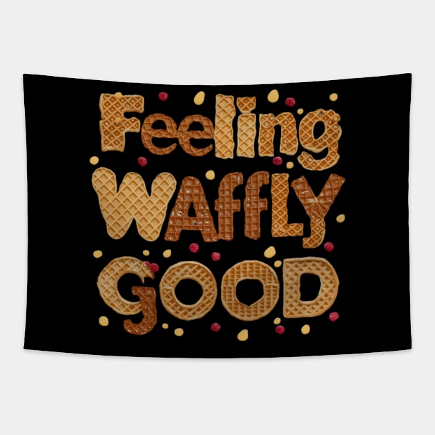 feeling waffly good Tapestry by CreationArt8