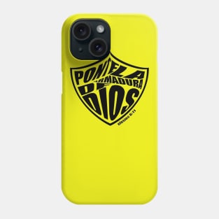 Ponte la armadura de Dios - Negro Phone Case