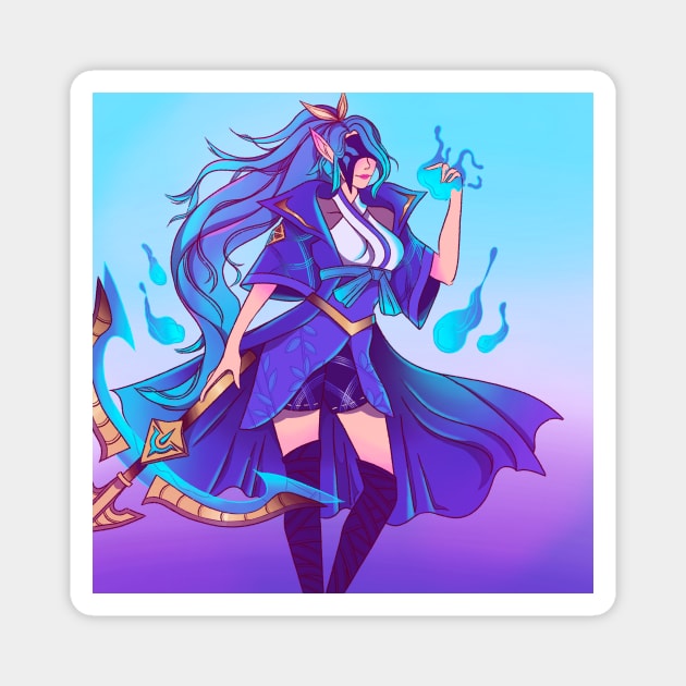 Spirit Blossom Vayne Magnet by Linnebutt