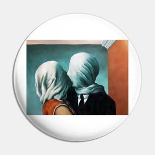 Lovers Kiss by Rene Magritte Pin