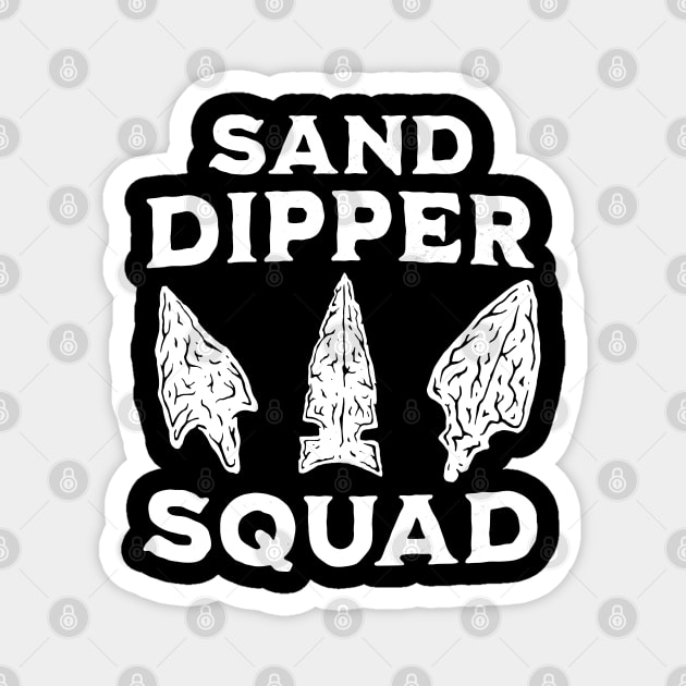 Sand Dipper Arrowhead Hunter Magnet by Emmi Fox Designs