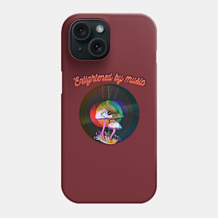 Enlightened by music Phone Case