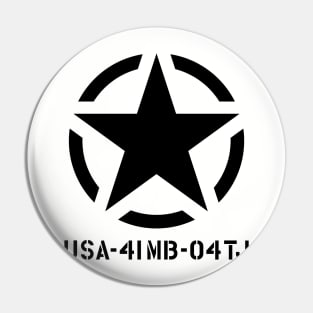 Military Star Pin