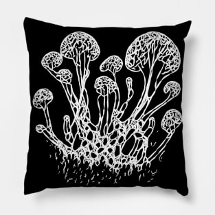 Mycelial fantasy V Pillow