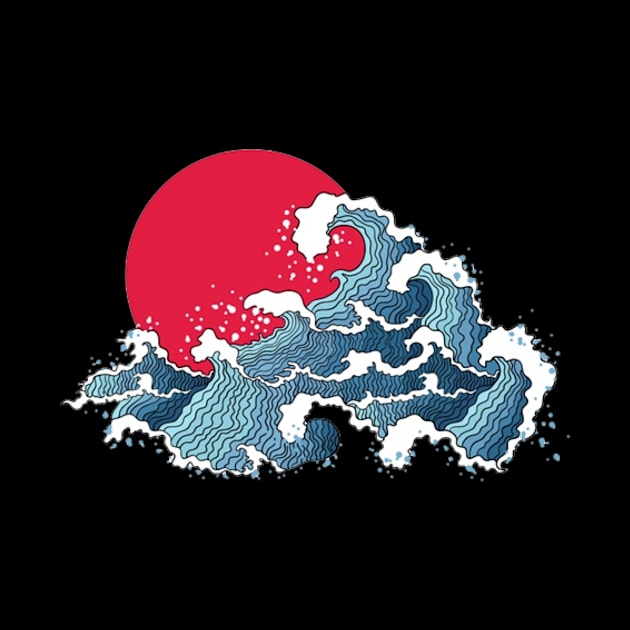 Japan’s wave by WordFandom