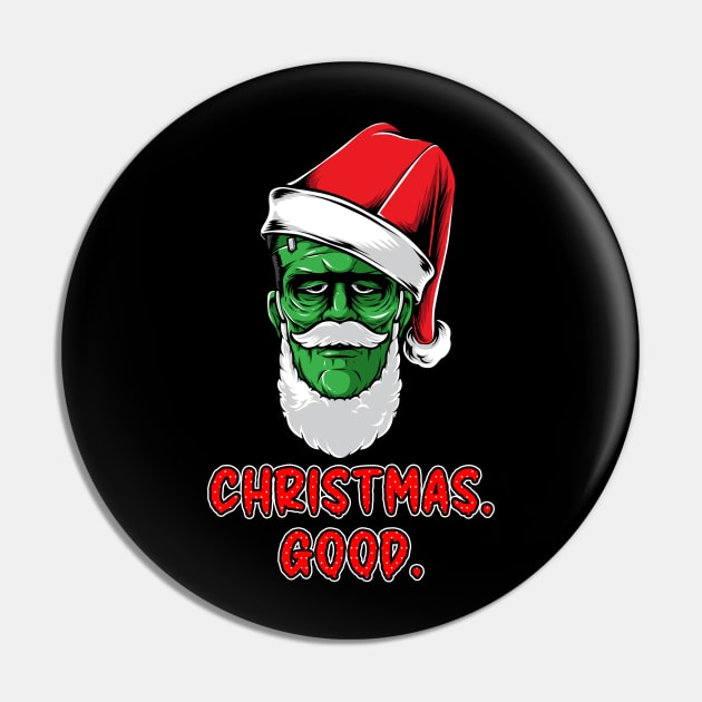 Frankenstein Christmas Pin by onemoremask