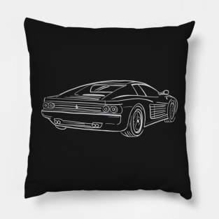 Testarossa backside Pillow