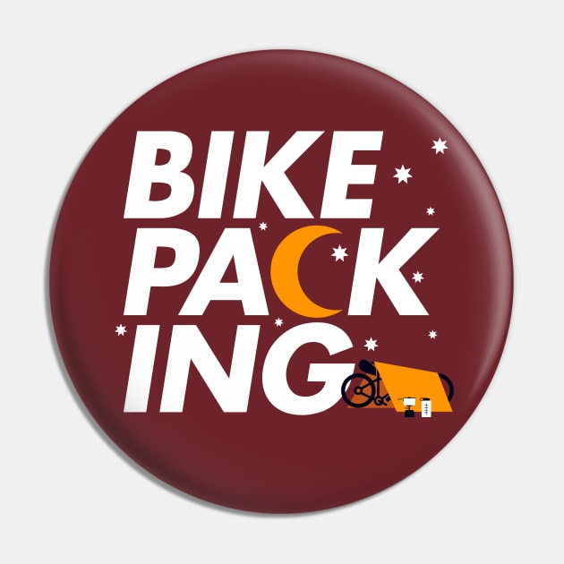 BIKEPACKING Overnighters Pin by reigedesign