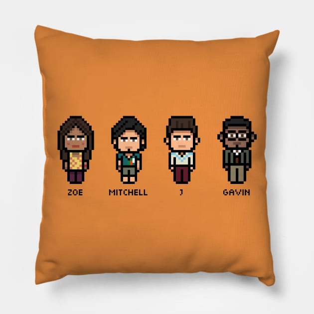 Roommies Household (The Sims 4) Pillow by TheBanannaTheory