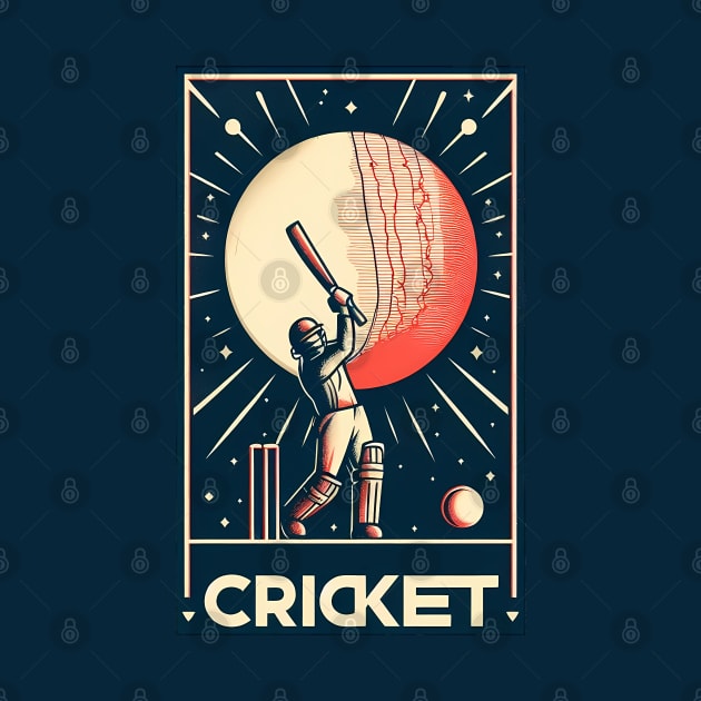 Cricket Player by TaevasDesign