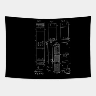 photographic roll film Vintage Patent Hand Drawing Tapestry