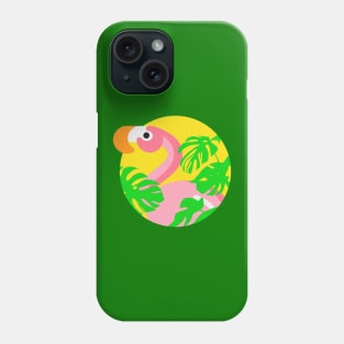 FLAMINGO WITH SUMMER LIFE Phone Case